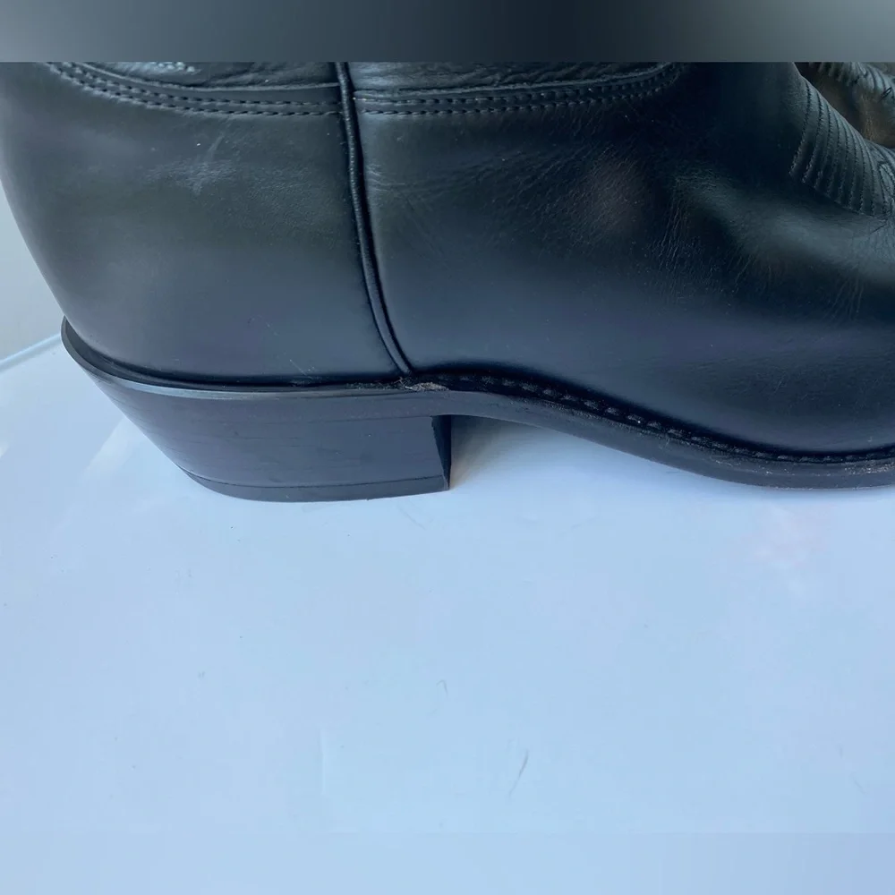 Men's Tony Lama Black Stallion Americana Cowboy Western 7900 Boots - Size 11 - Picture 7 of 14